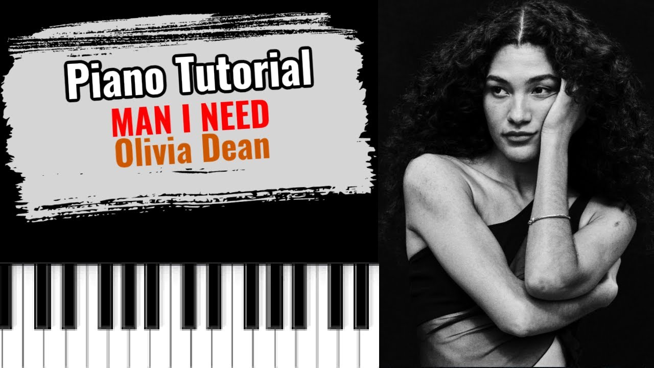 🎹MAN I NEED от Оливии Дин (простой бесплатный урок игры на фортепиано)