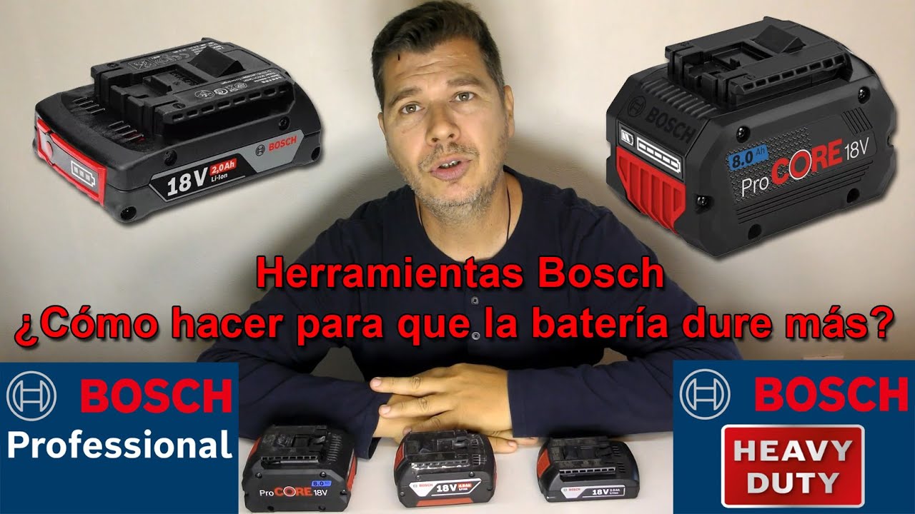 Herramientas Bosch &iquest;C&oacute;mo hacer para que la bater&iacute;a dure m&aacute;s? Optimizando la Duraci&oacute;n de la Bater&iacute;a