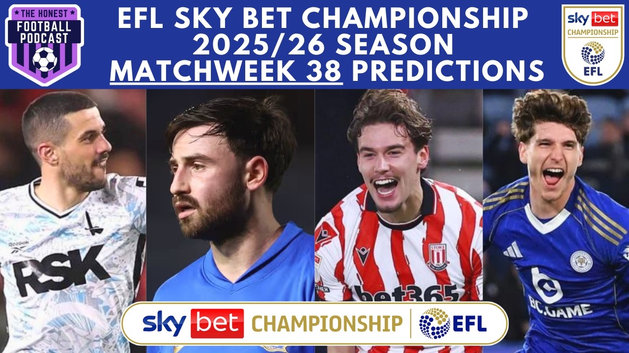 Прогнозы на 38-й тур - Чемпионат Англии по футболу (EFL) 2025/26 Sky Bet Championship