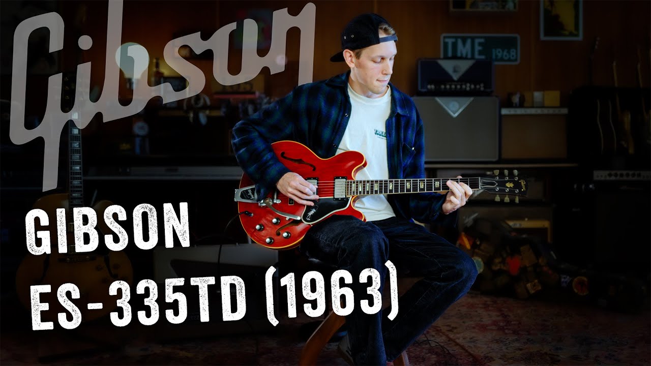 1963 Gibson ES-335TD Cherry # 107817 | The Music Emporium
