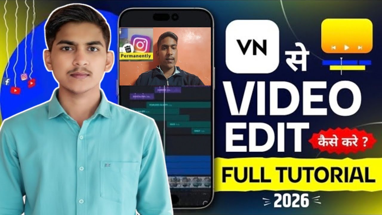 VN app se editing kaise kare | vn video editor full tutorial in hindi | Video Editing Kaise Kare