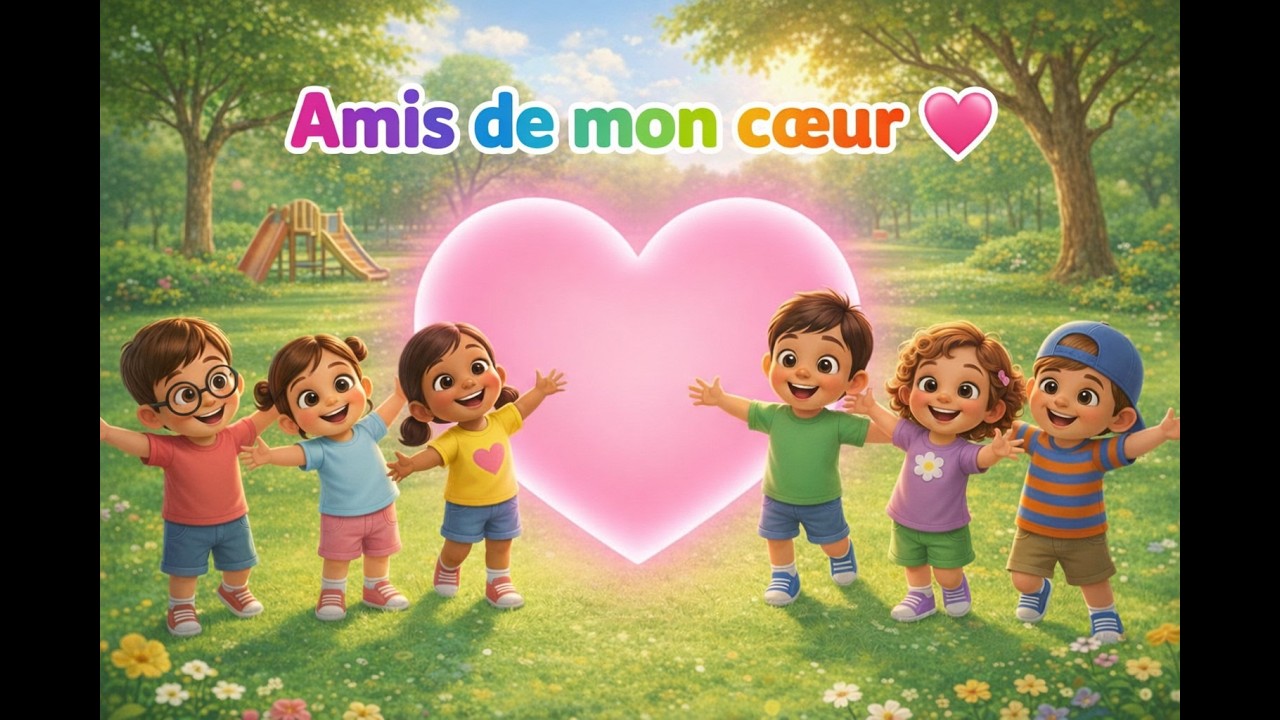 Amis du Cœur 💖 | Chanson de la Saint-Valentin pour Enfants