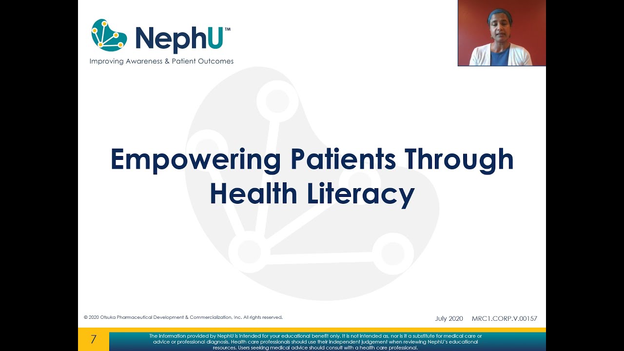 NephU - Empowering Patients Through Health Literacy