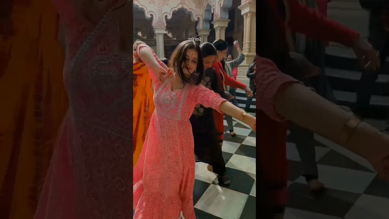 radhe Braj Jan man sukhkari lyrics @sharmaji__015 #bhajan #krishnabhajan #bhakti #krishna #shorts