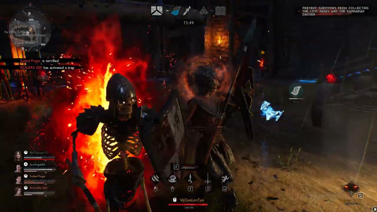 EVIL DEAD THE GAME - POSSESSING A HUNTER WITH A LEGENDARY WEAPON