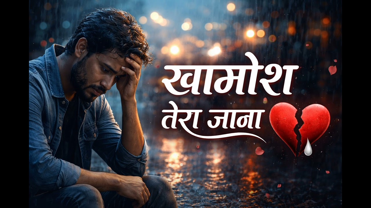 Khamosh Tera Jana | Dard Bhara Sad Song | One Sided Love | AI Generated Hindi Sad Song 2026