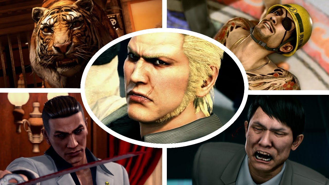 Yakuza Kiwami 2 - All Bosses [4k]