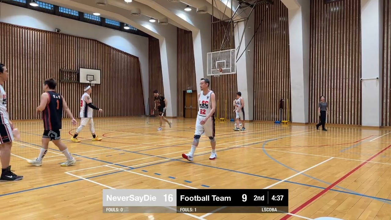 LSCOBA Basketball League 2026 20260301 NeverSayDie VS Football Team Q2