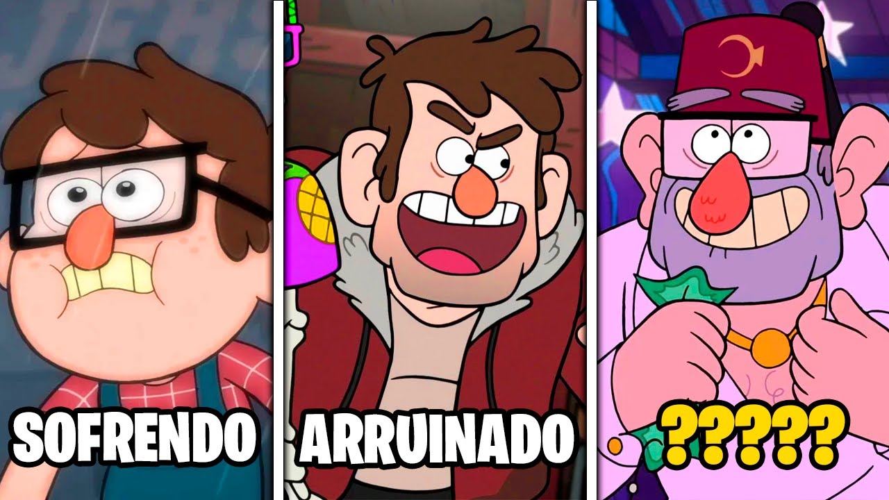 TODA A EVOLUÇÃO DO TIO STAN! HISTÓRIA COMPLETA STANLEY PINES! - Gravity Falls