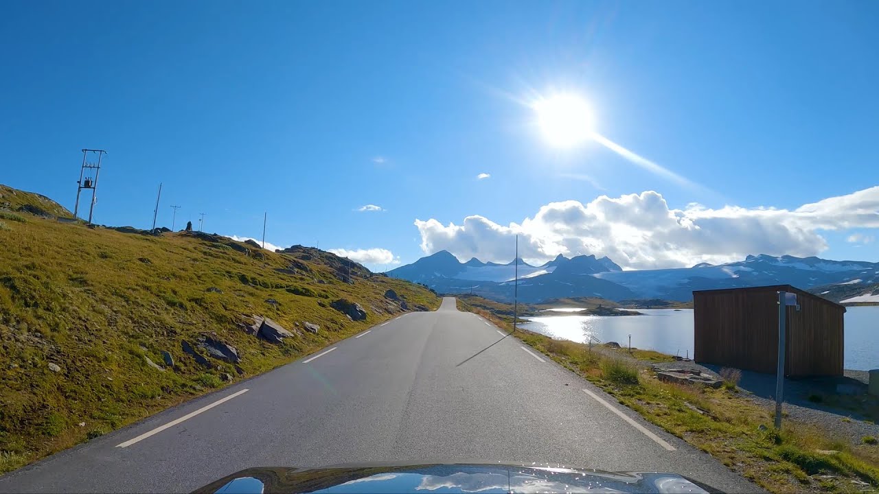 【4K60】 Driving in Norway - Sognefjellshytta to Bøverdal - Sognefjellet