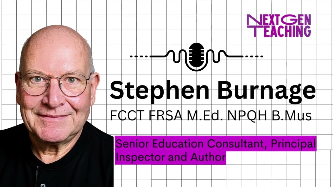 Stephen Burnage FCCT MEd. | How to Reduce Workload and Stress as Teachers and Educators | part 1