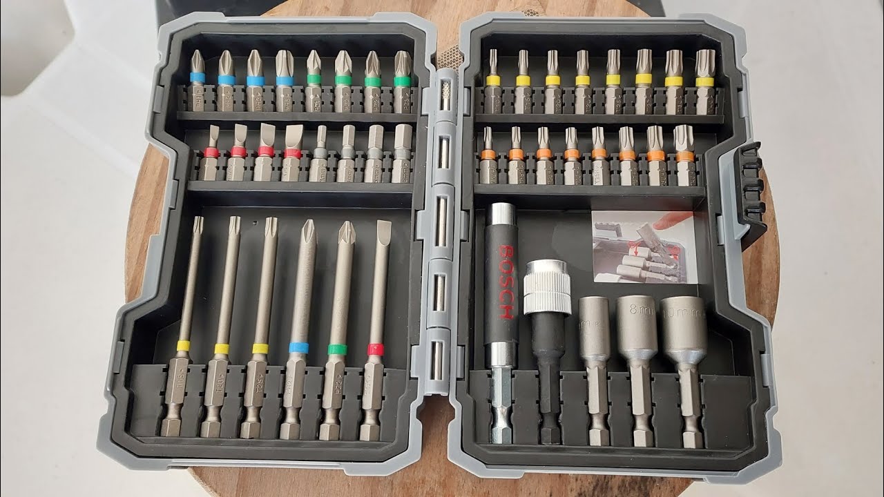 Kit Bits Bosch 43 Peças é Bom? Review e Impressões 