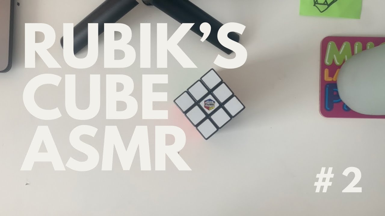 ASMR| Solving a Rubik's Cube (success) | soft spoken male asmr