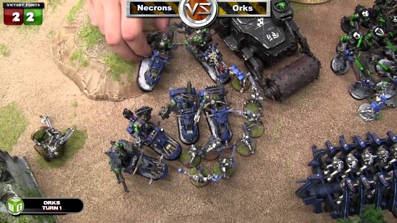 Necrons vs Orks Warhammer 40k Battle Report - Jay Knight Batrep Ep 58
