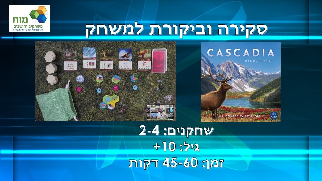 סקירה וביקורת למשחק: Cascadia