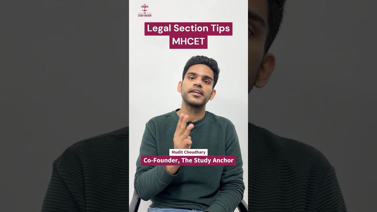 How to crack MHCET Law exam? Study this for Legal Reasoning | #clat2025 #lawcollege #mhcetlaw5years