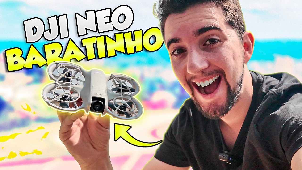 SAIU! O drone MAIS BARATO da DJI que é ÓTIMO para INICIANTES! Dji NEO