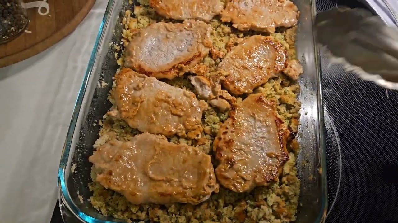 Easy Pork Chop & Stuffing Bake | Comfort Food Recipe