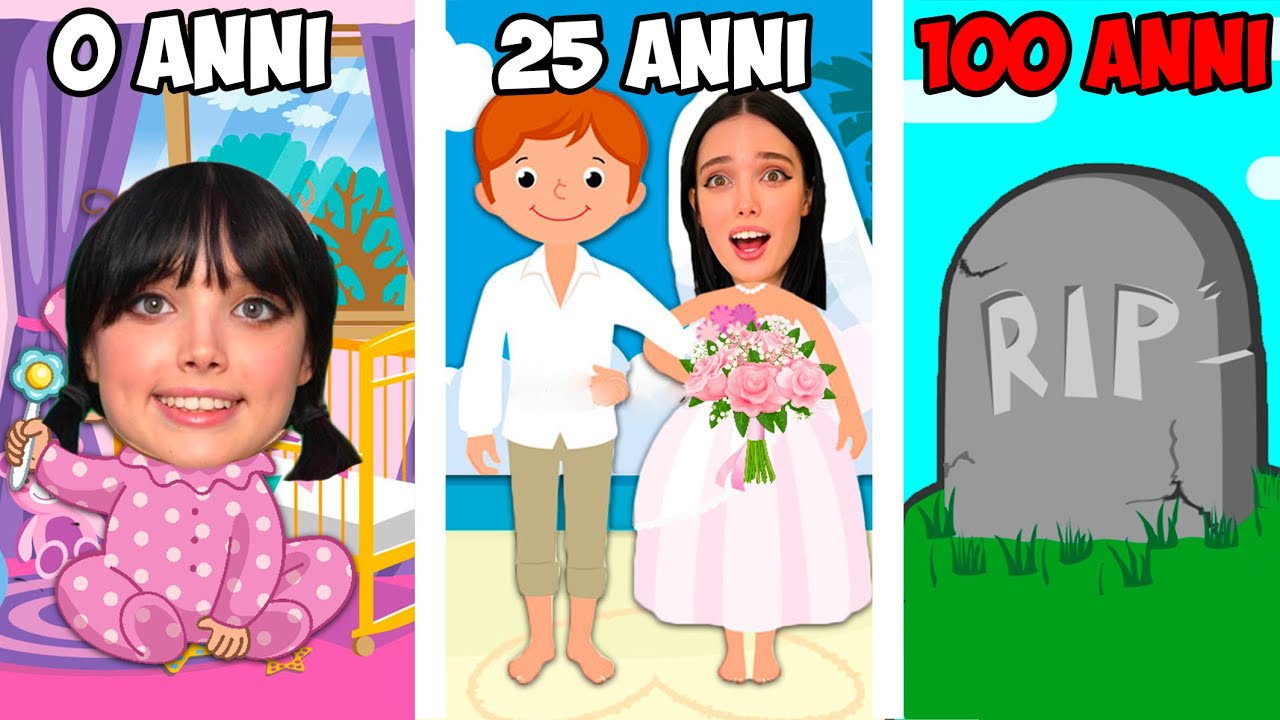 VIVIAMO 100 ANNI IN UN GIORNO *Life Simulator nella vita reale*