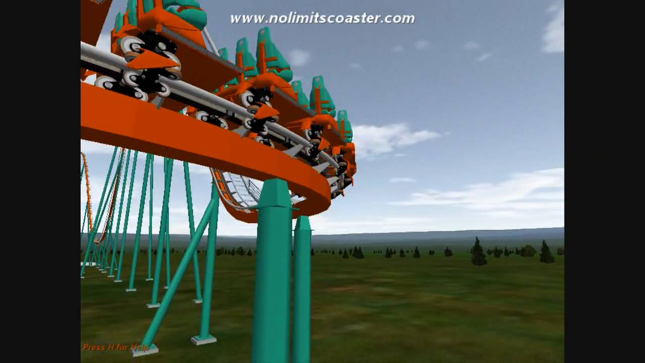 Goliath from Six Flags over Georgia recreation on No Limits Coaster