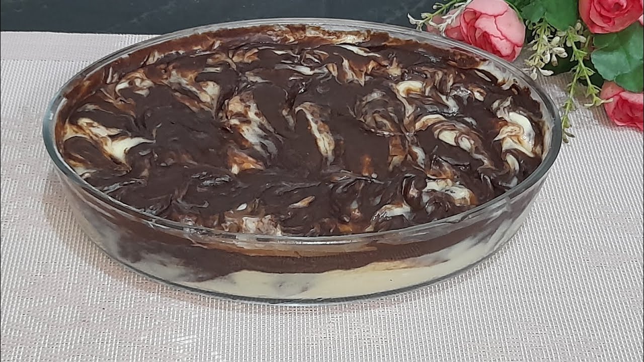 Mousse de cupuaçu com chocolate