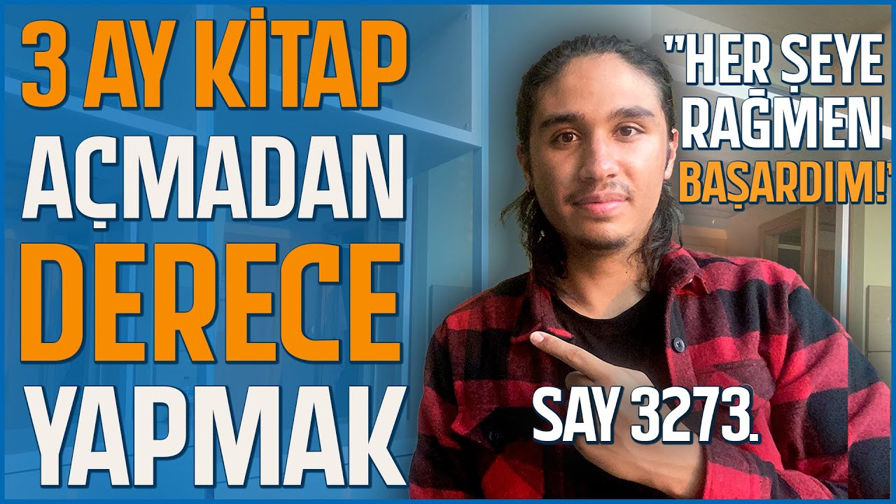 3 AY KİTAP AÇMADAN DERECE YAPMAK |Yetiştiremeyenler ve Geride Kalanlar için Motivasyon #yks #yks2022