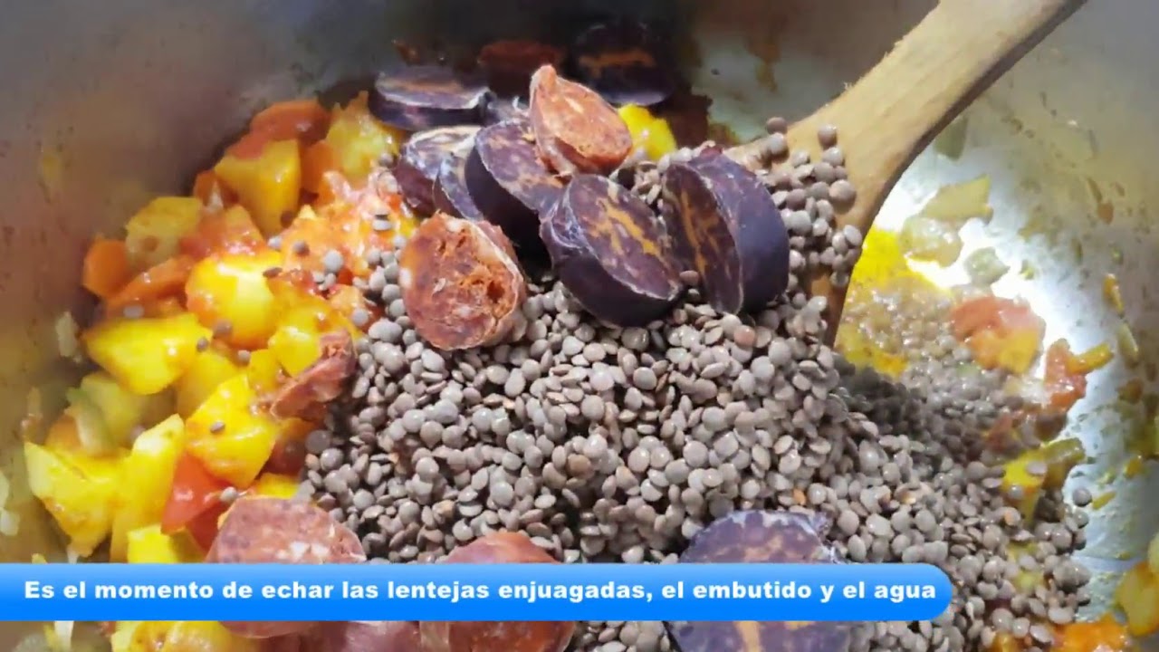 Lentejas en olla a presión (express)😊