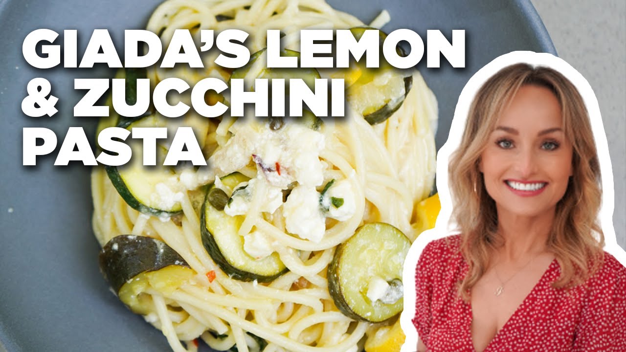 Giada De Laurentiis' Spaghetti with Lemon and Zucchini | Giada at Home | Food Network