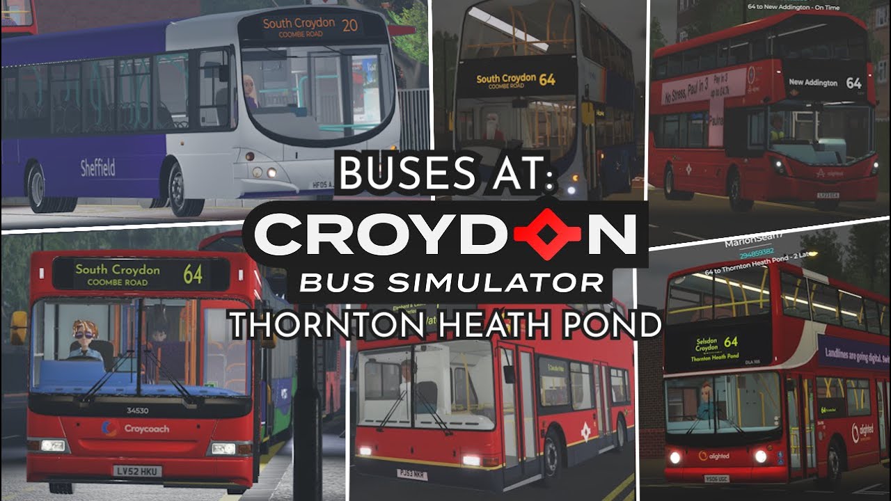 Croydon Bus Simulator | Buses at Thornton Heath Pond | 22/10/2025 | SIM SERVER