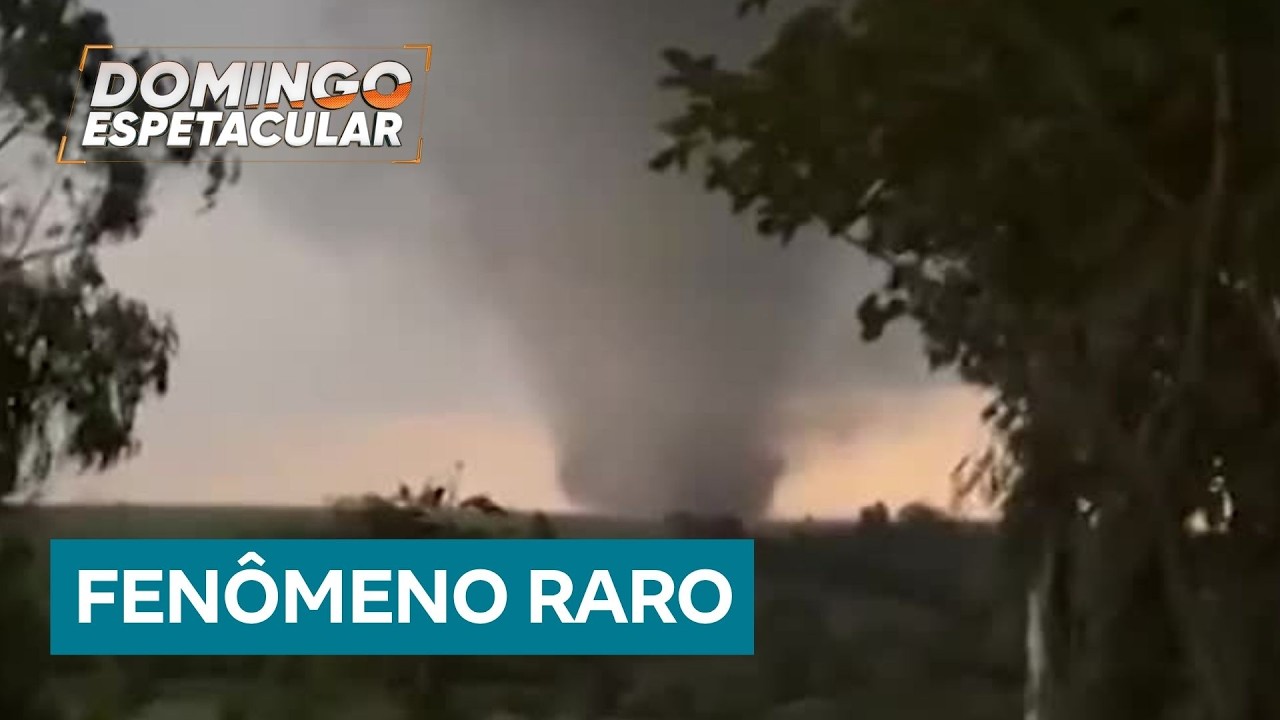 Voc&ecirc; viu essa? Tornado atinge o Rio Grande do Sul e deixa quatro feridos em tempestade