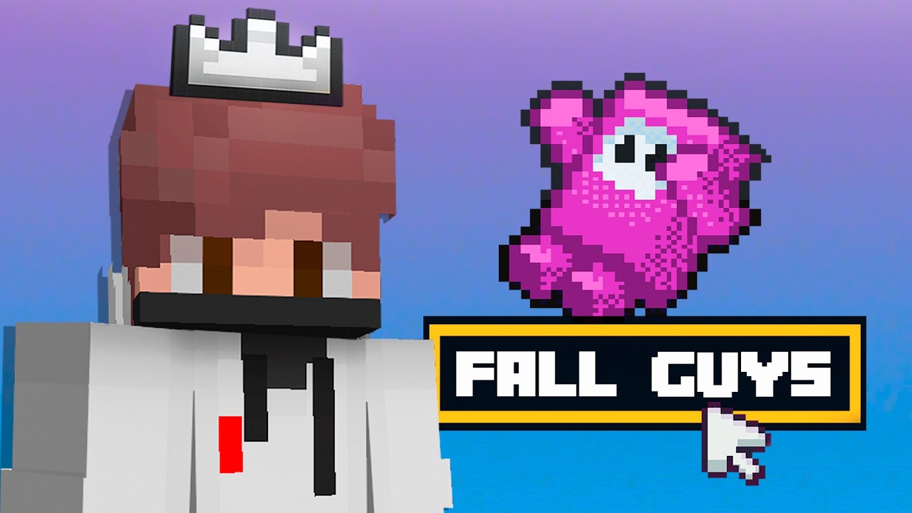JUGUÉ a FALL GUYS en MINECRAFT...