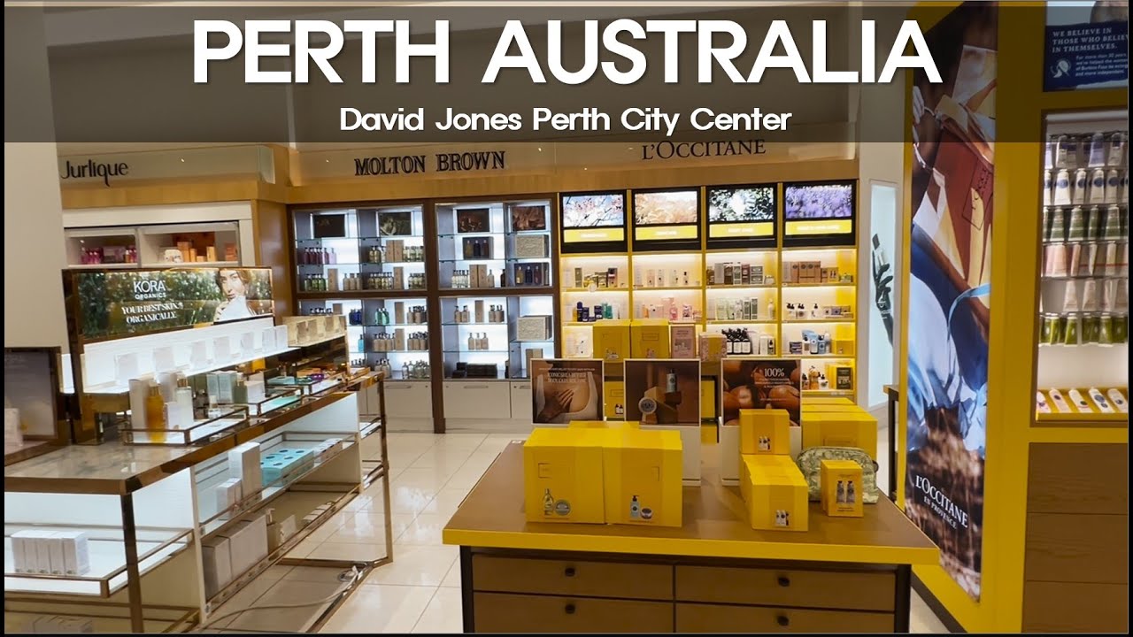 David Jones Perth City Center Australia - Walkthrough
