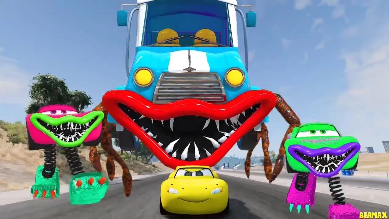Epic Escape From The Lightning McQueen Boxy Boo Eater - Coffin Dance Song (COVER)