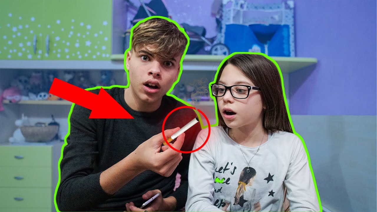 HO TROVATO UNA SIGARETTA NELLO ZAINO DI MIA SORELLA DI 9 ANNI! *prank*