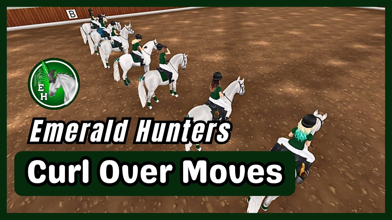 CURL OVER MOVES 💚 Emerald Hunters Star Stable Online