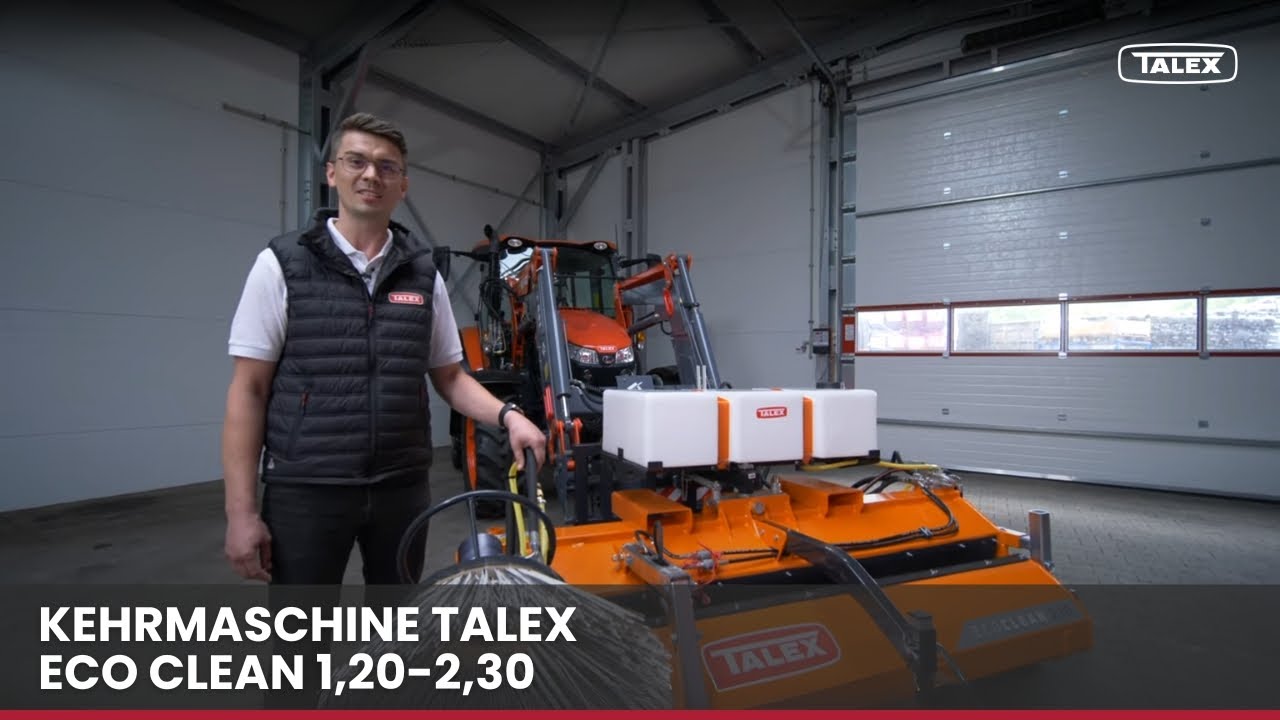 Anbau und Einstellung? Talex Kehrmaschine Eco Clean - Schritt für Schritt