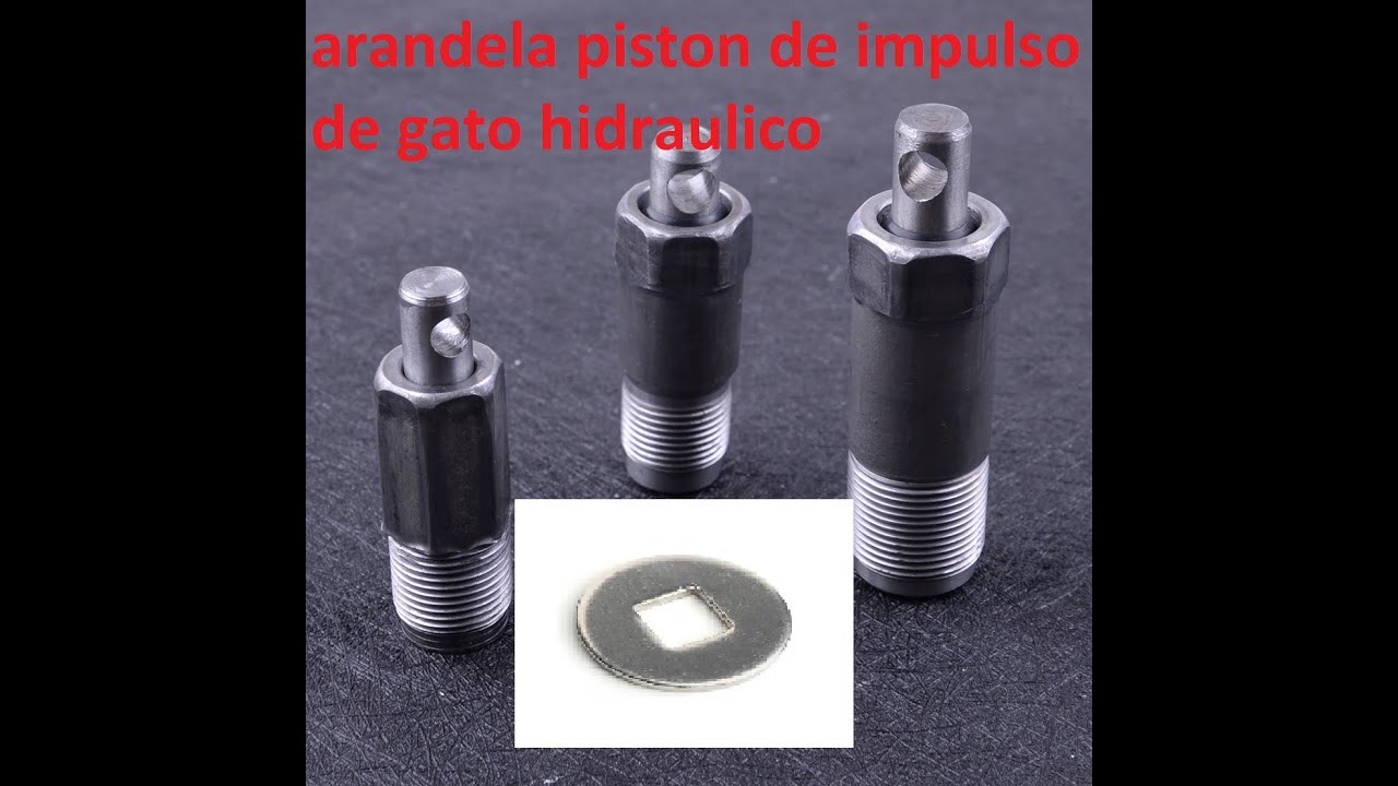 COMO FABRICAR UNA ARANDELA DE PISTON DE IMPULSO CON UNA LLAVE.