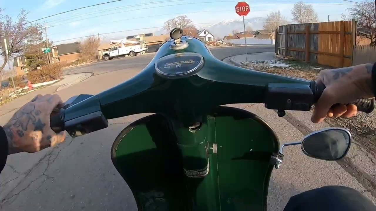 Kitted out 1982 Vespa smallframe ride 