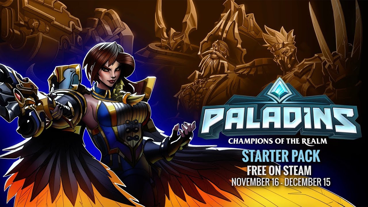 Paladins - Starter Pack FREE on Steam (November 16th - December 15th)