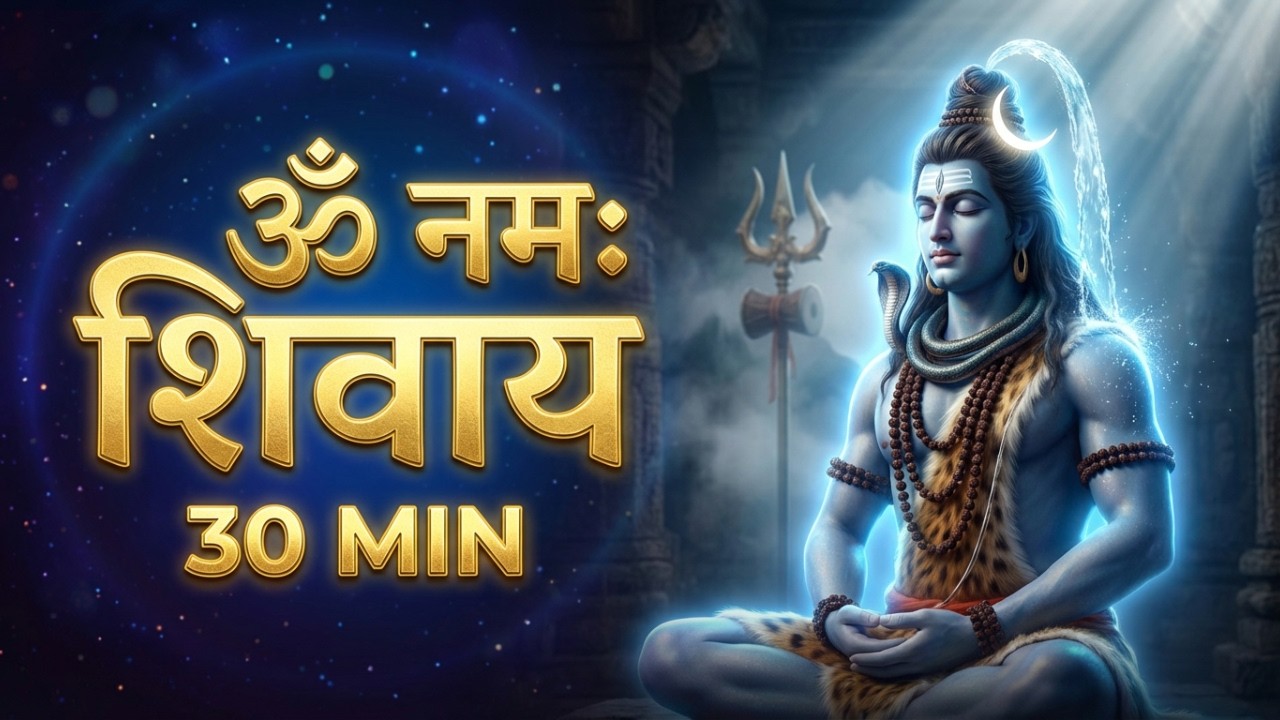 ॐ नमः शिवाय | Om Namah Shivaya 30 Minutes Chanting | Powerful Shiva Mantra Meditation