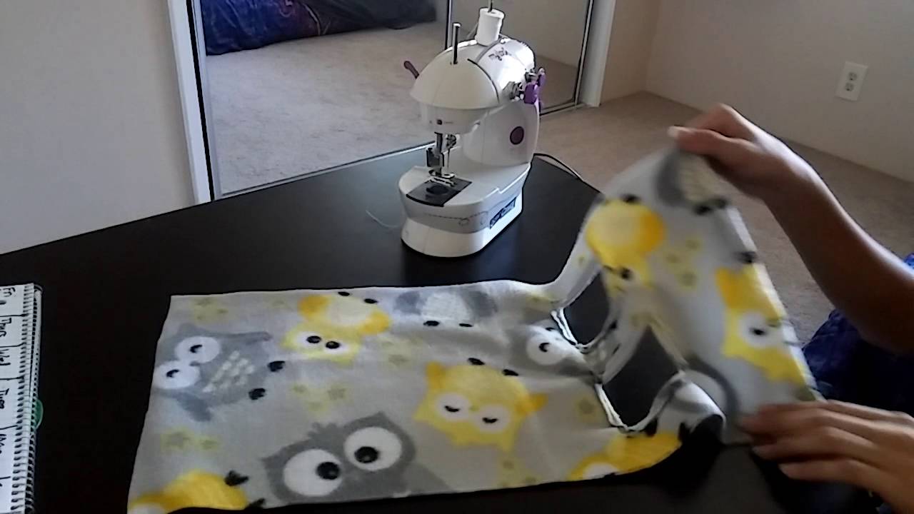 DIY Guinea Pig Fleece Hay Bag Part 2