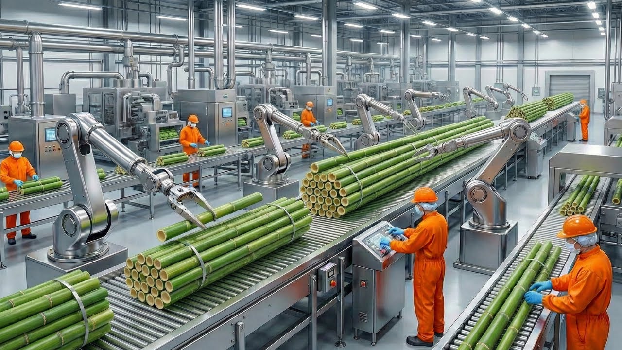 Inside a High-Tech Bamboo Processing Factory You’ve Never Seen Before