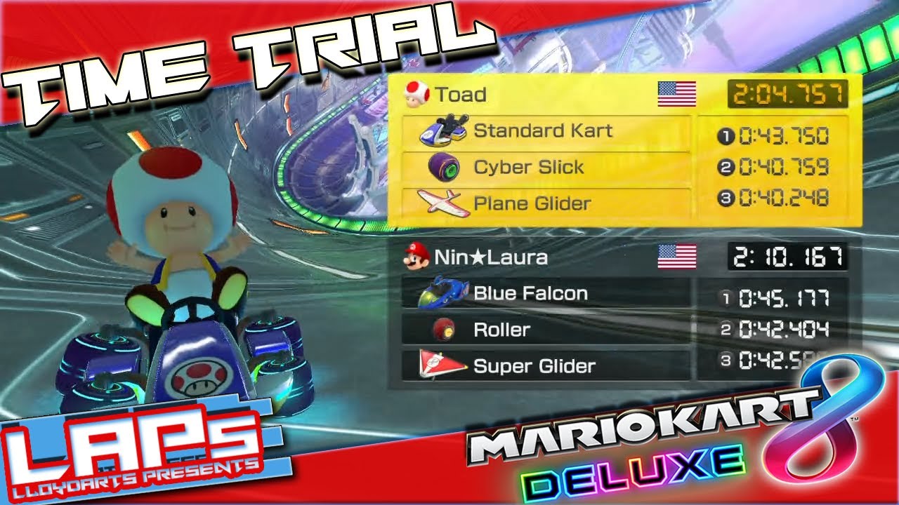 Mario Kart 8 Deluxe | Staff Ghost Race: Mute City 150cc