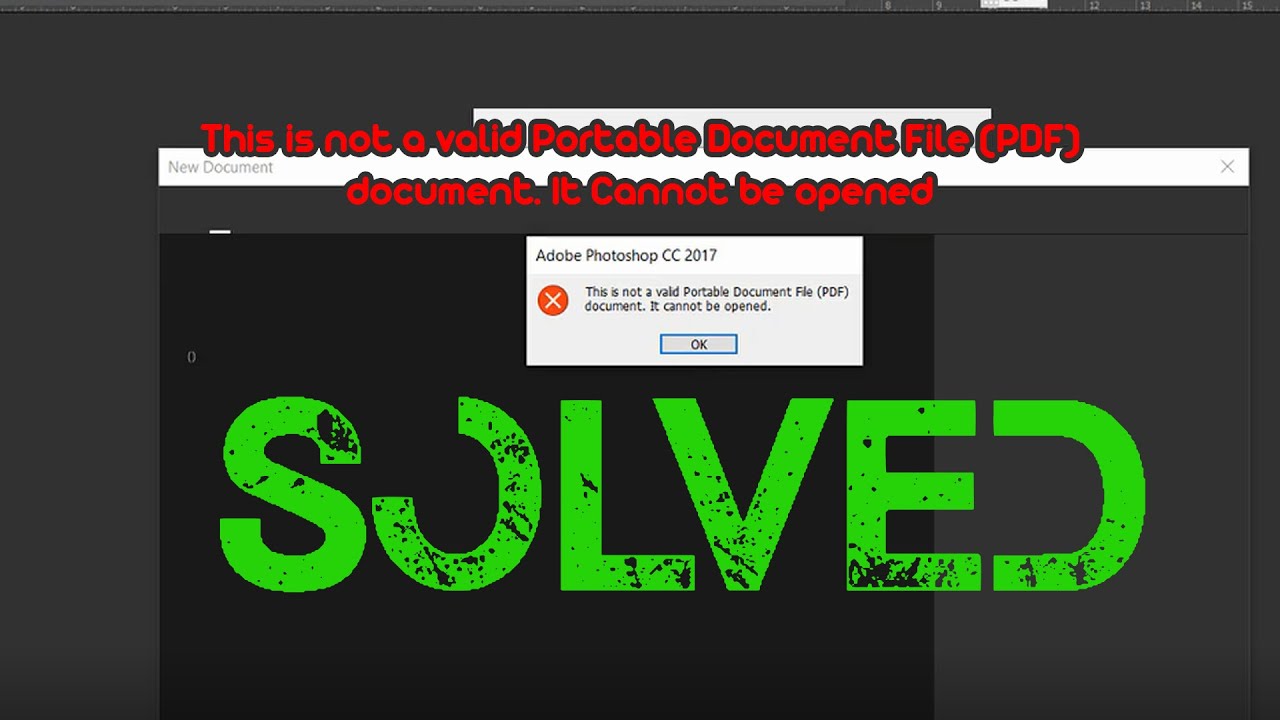 This is not a valid Portable Document File (PDF) document. It Cannot be opened problem solved