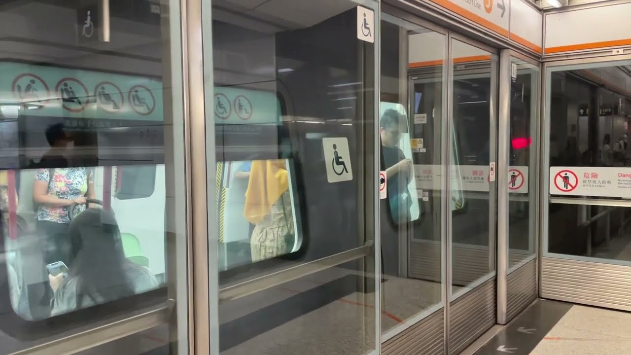 [去亞博館睇車展前搭東涌綫全程] 港鐵東涌綫 MTR TCL Adtranz-CAF EMU (V604/804) 香港至東涌全程行車影片
