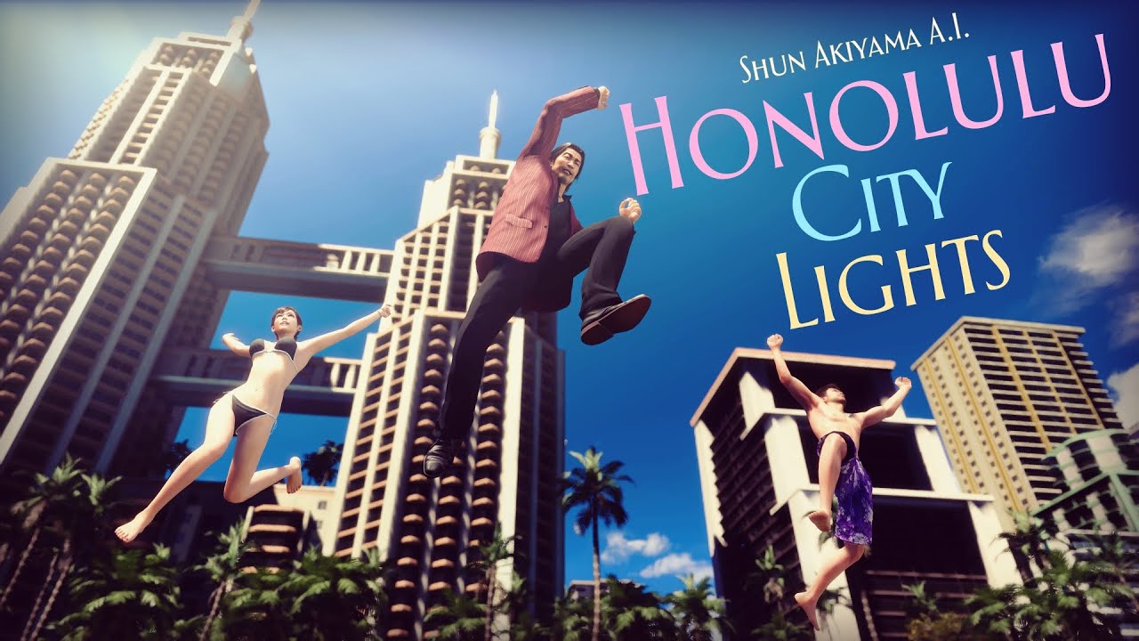 Honolulu City Lights - Shun Akiyama  (RVC Yakuza A.I. cover) #likeadragoninfinitewealth