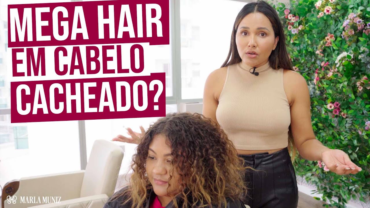 MEGA HAIR EM CABELO CACHEADO É POSSÍVEL?
