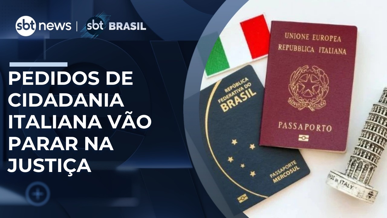 Justiça italiana mantém restrições à cidadania e pedidos seguem judicializados | #SBTBrasil