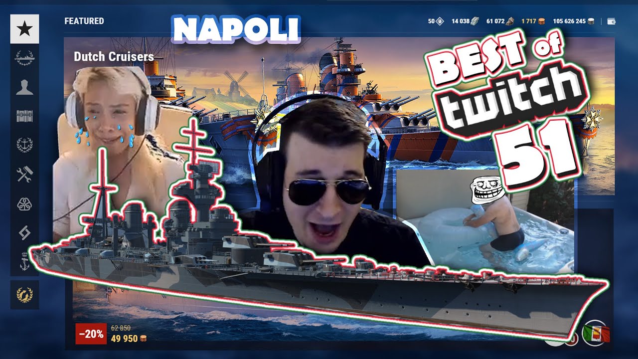 WoWs Best moments 51 - NAPOLI