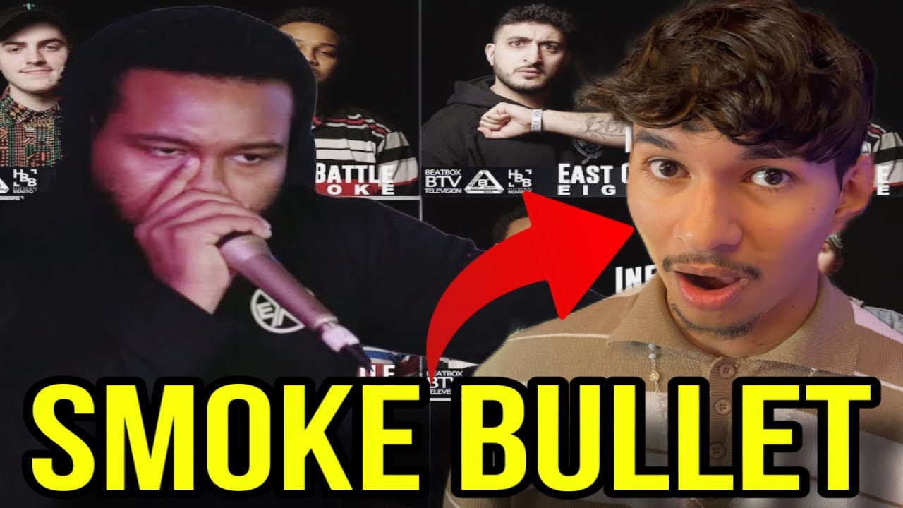 19Yr Old Rapper INTRODUCED to BEATBOXING! King Inertia SMOKE BULLET [REACTION] W/ Black Pegasus